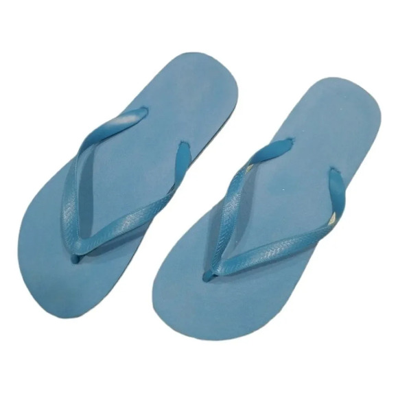 Unknown Shoes - Plastic/Foam  Blue Flip Flops